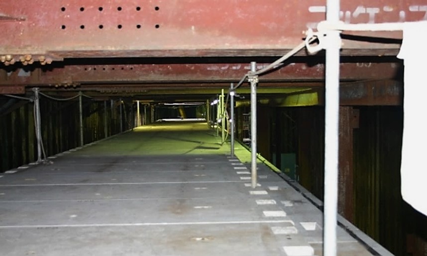 日比谷共同溝工事_天井スラブ