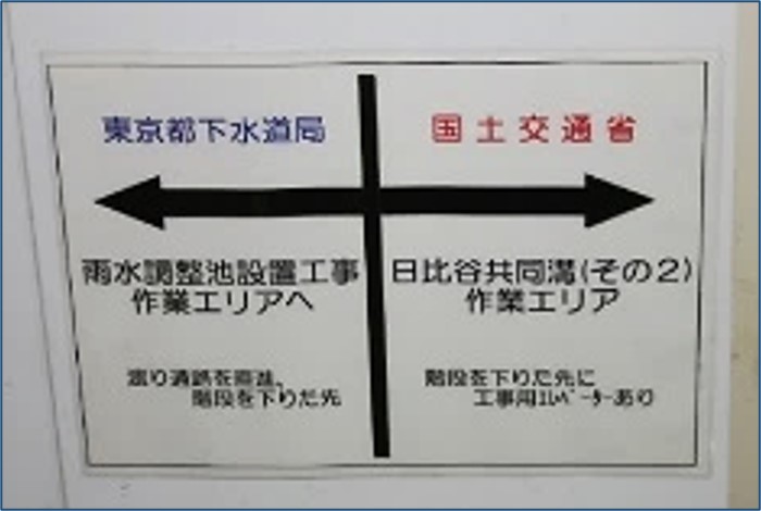 日比谷共同溝工事_案内図