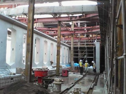 地下駐車場連絡通路2