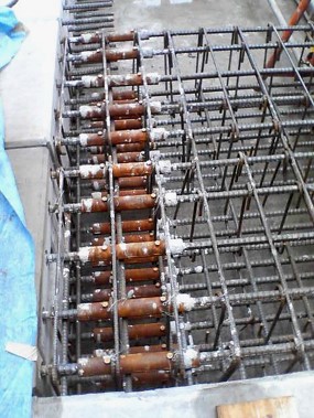 地下駐車場連絡通路_スプライススリーブ