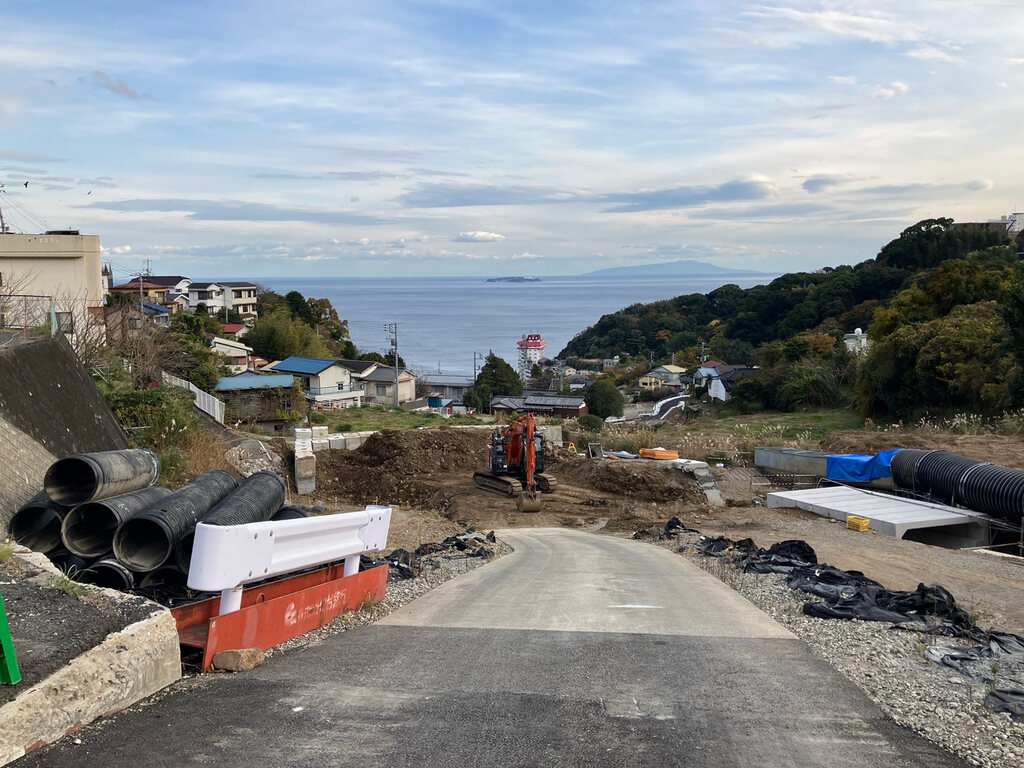 逢初川の暗渠工事